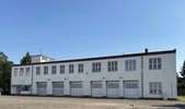 Die alte Feuerwache der Feuerwehr auf dem Flugplatz Berlin-Gatow wird heute als Lager für ein Museum genutzt (Foto: Witali Gerber).